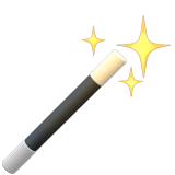 Emoji baguette magique